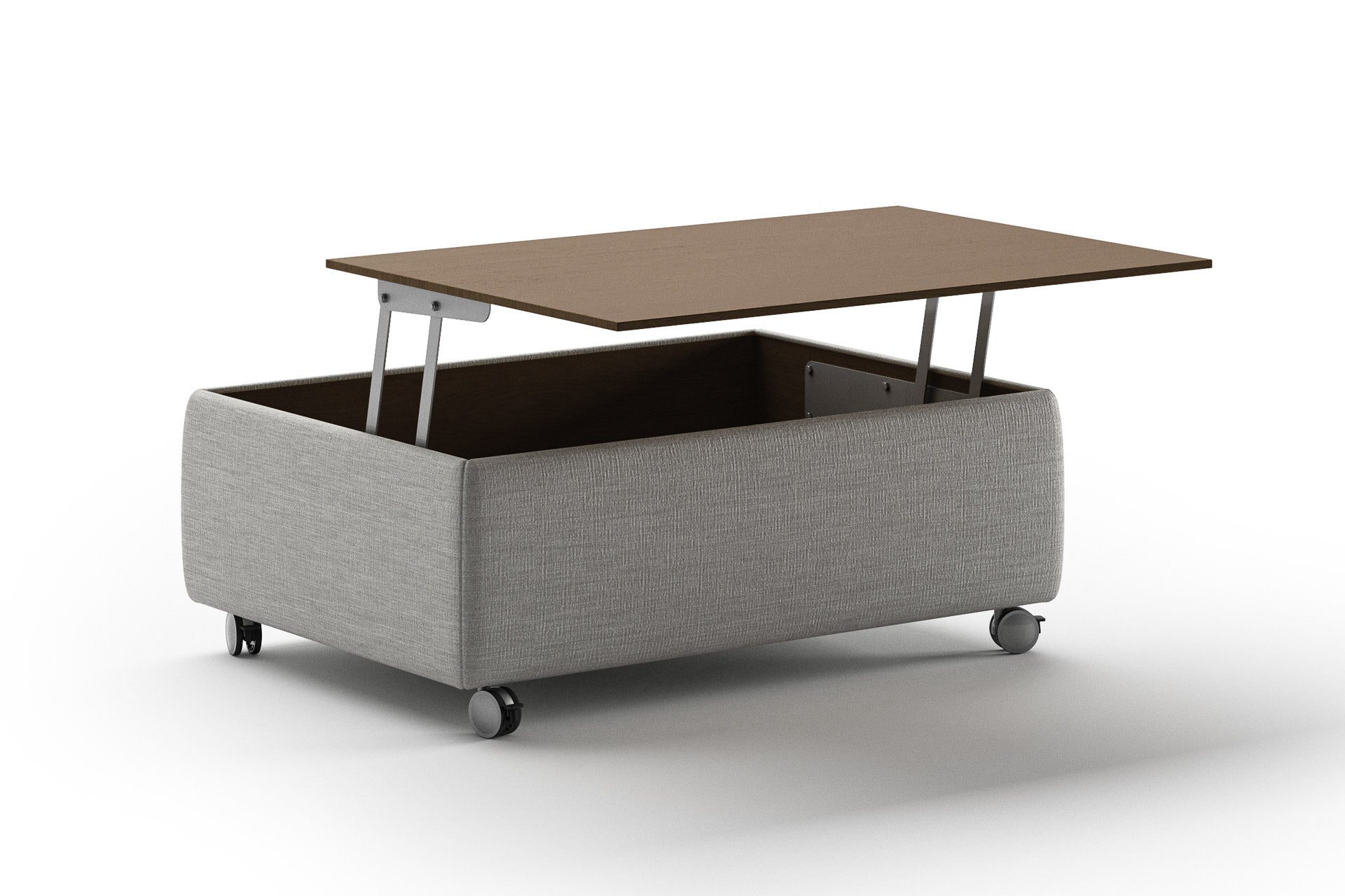 Luonto Functional Coffee Table in Oliver 173 - Open - angle view