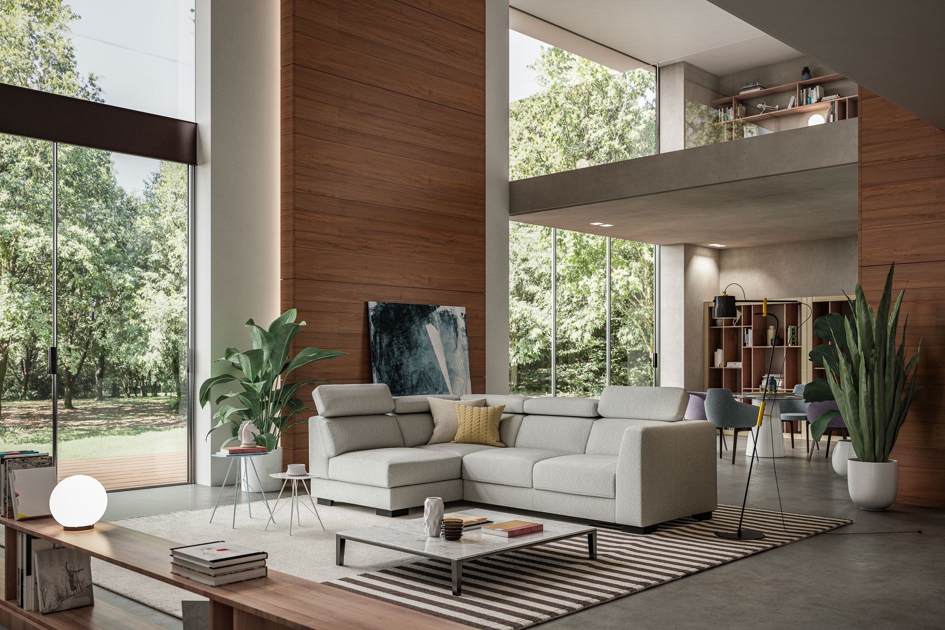 Luonto Halti Sectional Sleeper - Closed - lifestyle