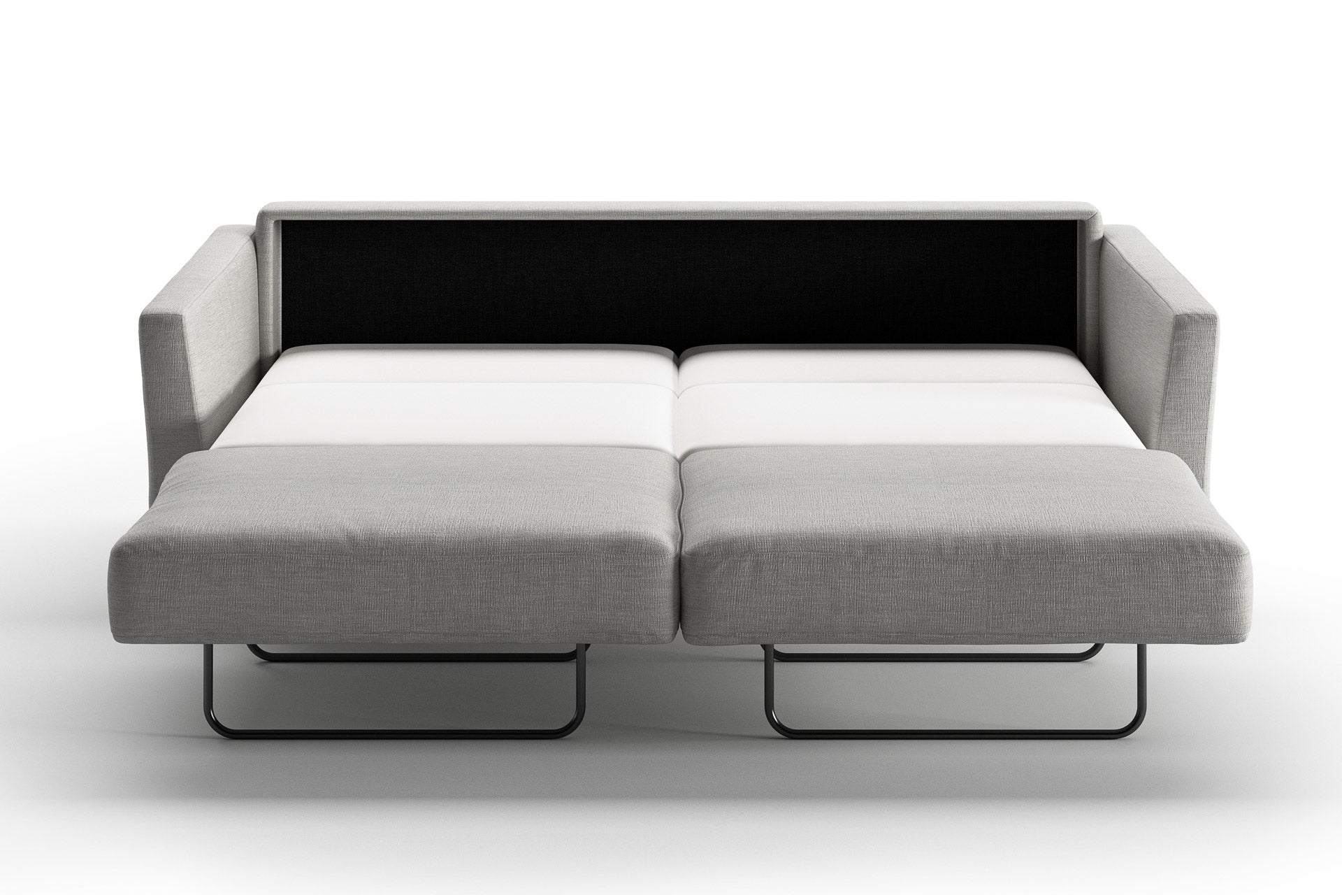Luonto Monika Sleeper Sofa - King in Oliver 173 - Open - front view