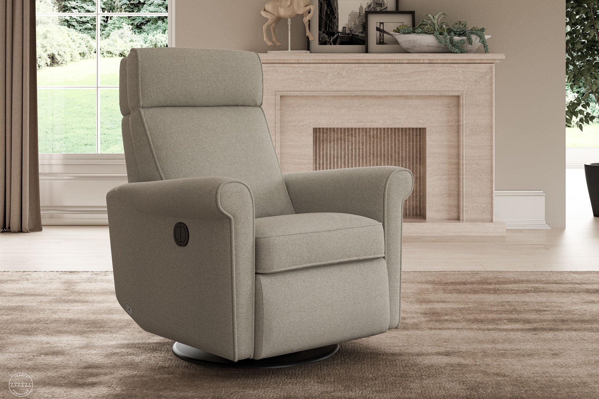 Luonto Rolled Recliner - Closed - lifestyle
