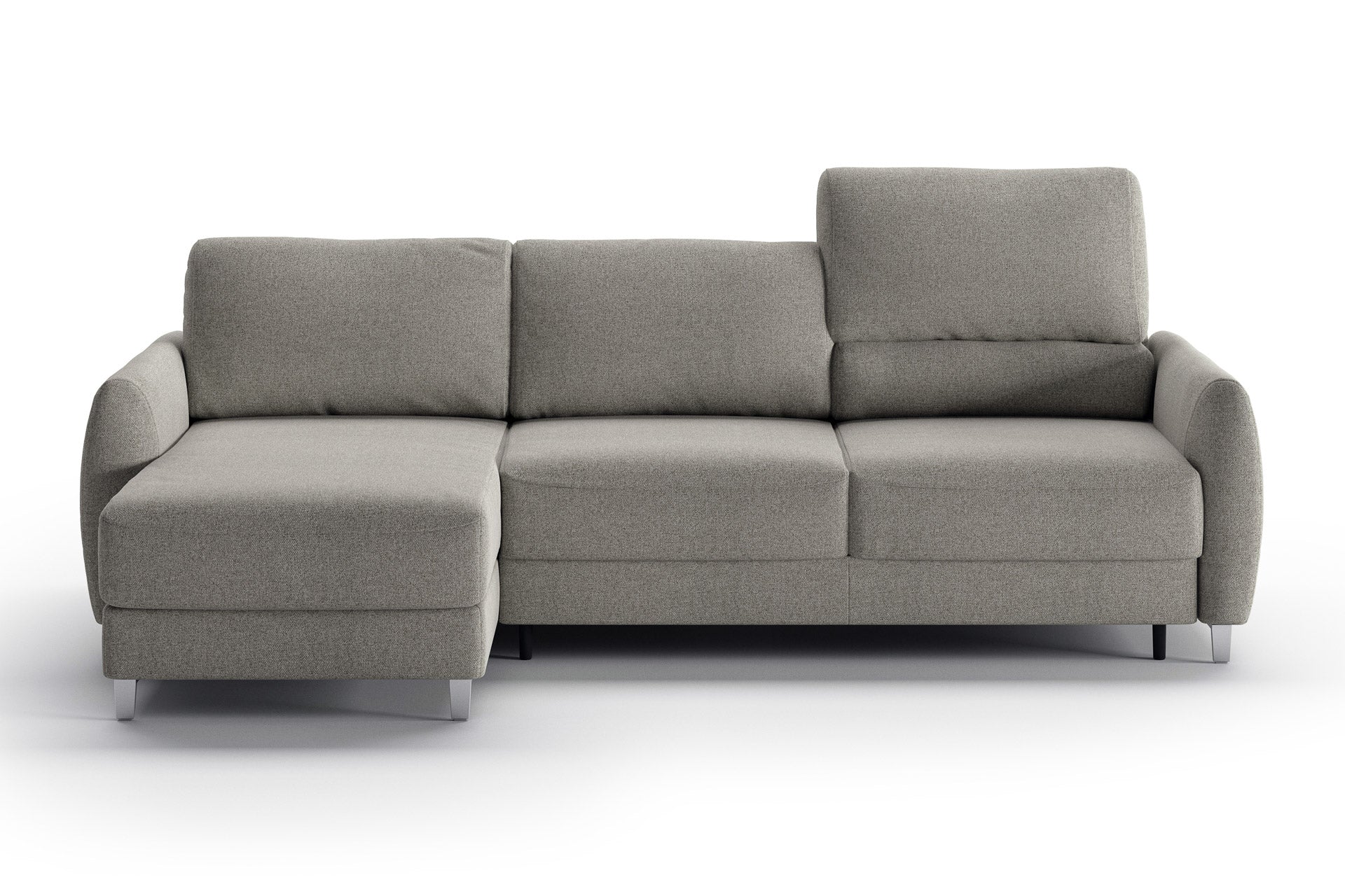 Luonto Delta Reversible Chaise Sleeper in Rene 03 - Closed - front view