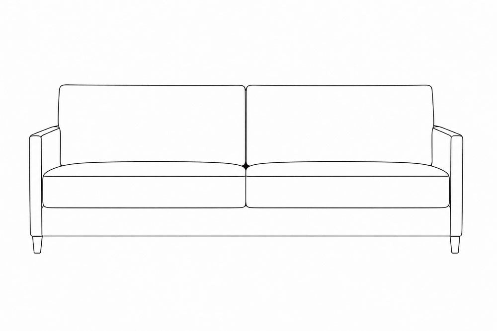 Custom Luonto Michael Sleeper Sofa with Nest Function