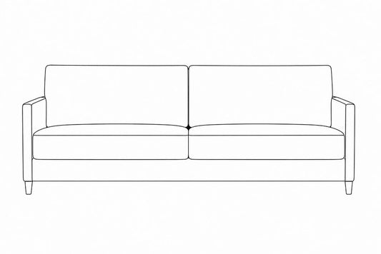 Custom Luonto Michael Sleeper Sofa with Nest Function
