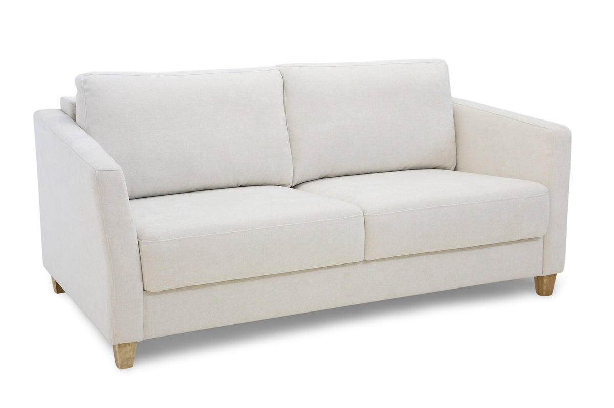 Sleeper: Monika · Size: Queen · Fabric: Cloud 02 · Leg: Oak