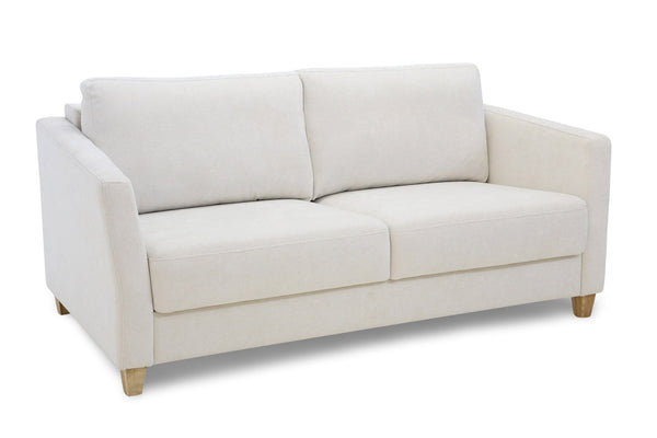 Sleeper: Monika · Size: Queen · Fabric: Cloud 02 · Leg: Oak