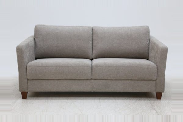 Sleeper: Monika · Size: Queen · Fabric: Cloud 09 · Leg: Walnut
