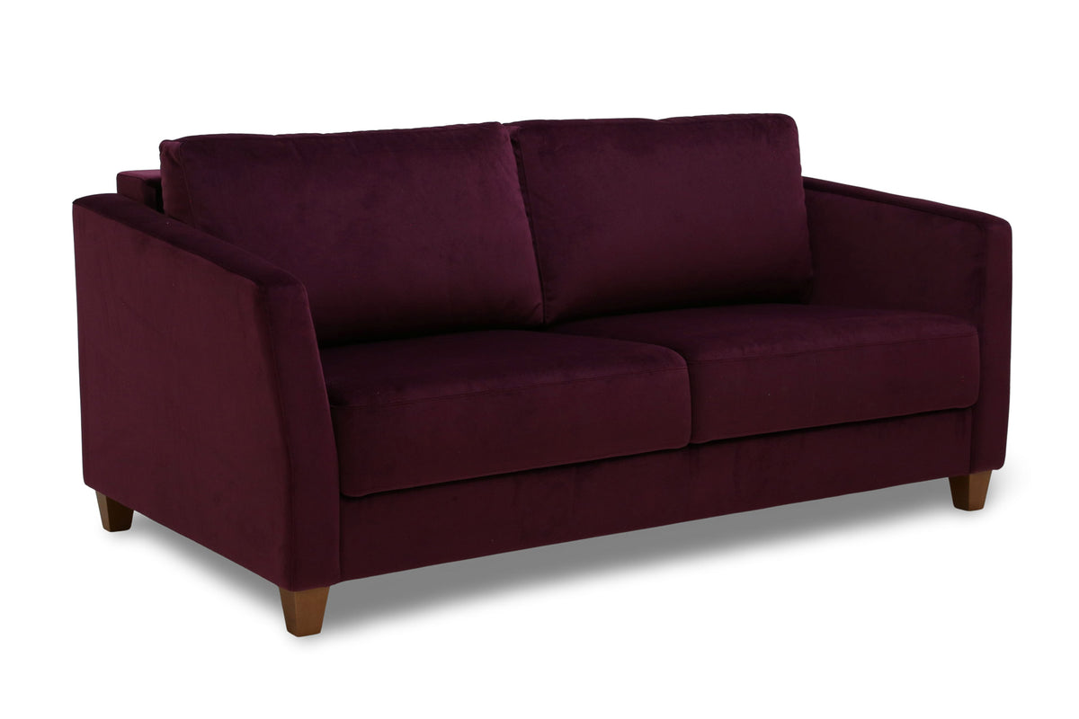 Sleeper: Monika · Size: Queen · Fabric: Luxor 39 · Leg: Walnut