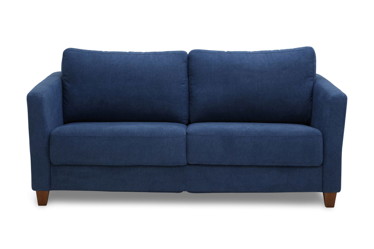 Sleeper: Monika · Size: Queen · Fabric: Mine 153 · Leg: Walnut