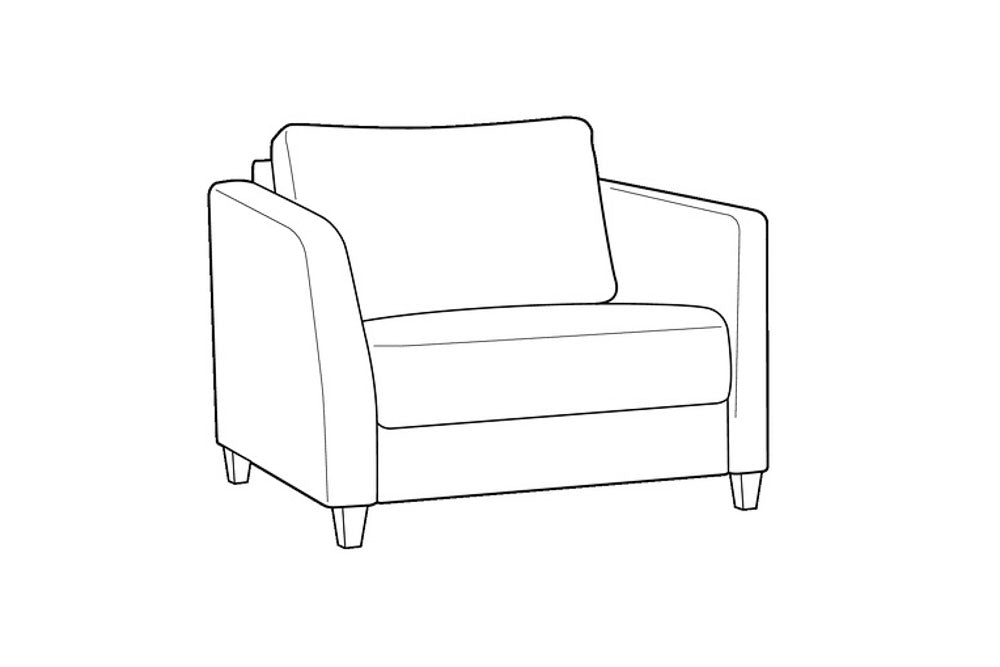 Custom Luonto Seth Sleeper Sofa with Level Function