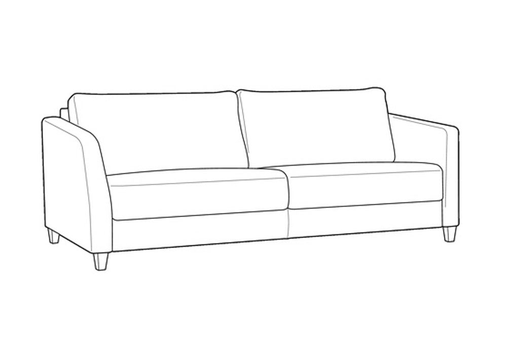 Custom Luonto Monika Sleeper Sofa with Nest Function
