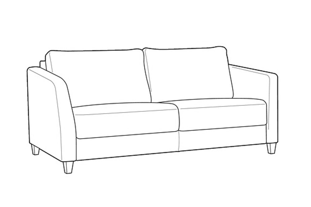 Custom Luonto Monika Sleeper Sofa with Nest Function