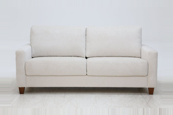 Sleeper: Nico · Size: Queen · Fabric: Harmony 02 · Leg: Walnut