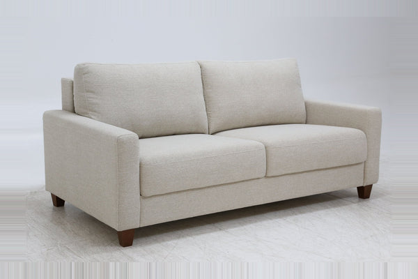 Sleeper: Nico · Size: Queen · Fabric: Lea 01 · Leg: Walnut