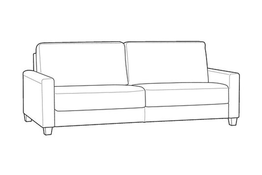 Custom Luonto Nico Sleeper Sofa with Nest Function