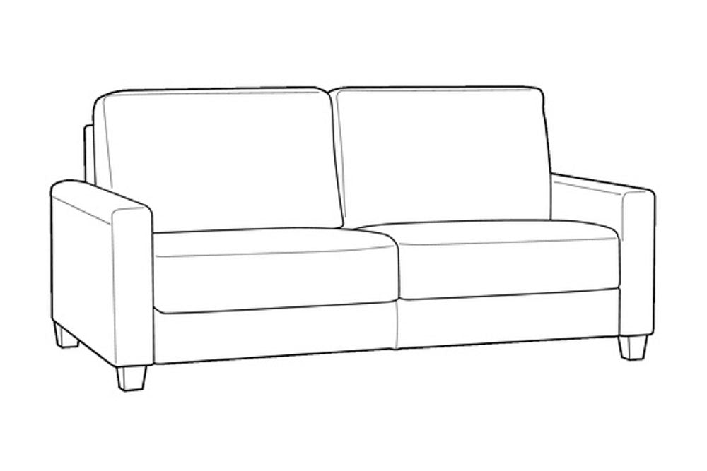 Custom Luonto Nico Sleeper Sofa with Nest Function