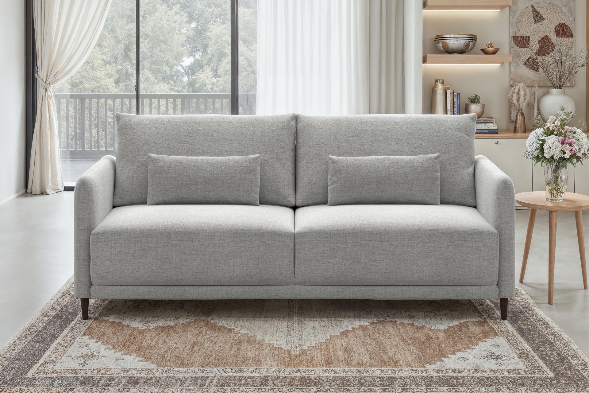 Luonto Haven Sleeper Sofa in Atlantic 01 - Closed