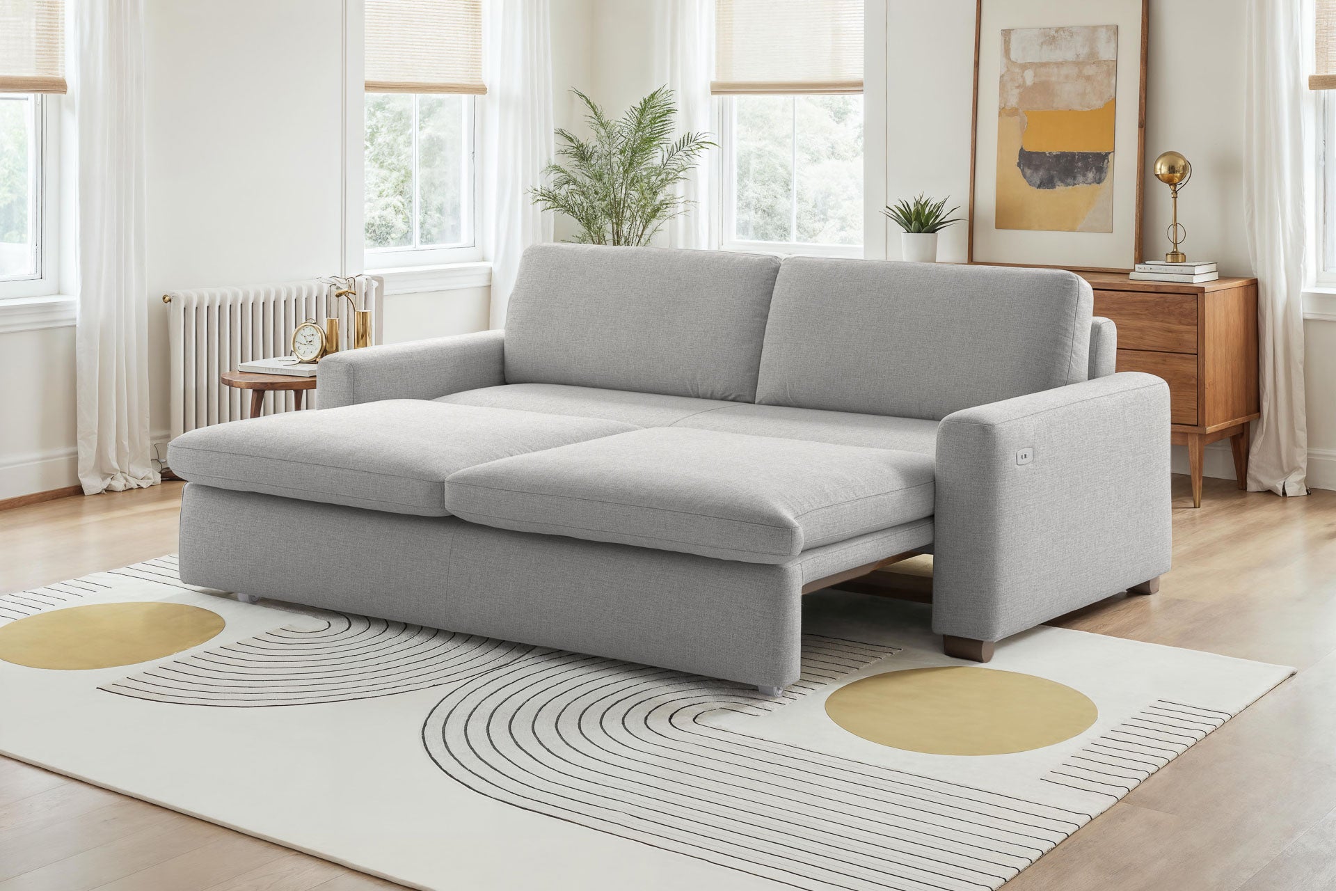 Luonto Kai Sleeper Sofa - Full in Oasis 15