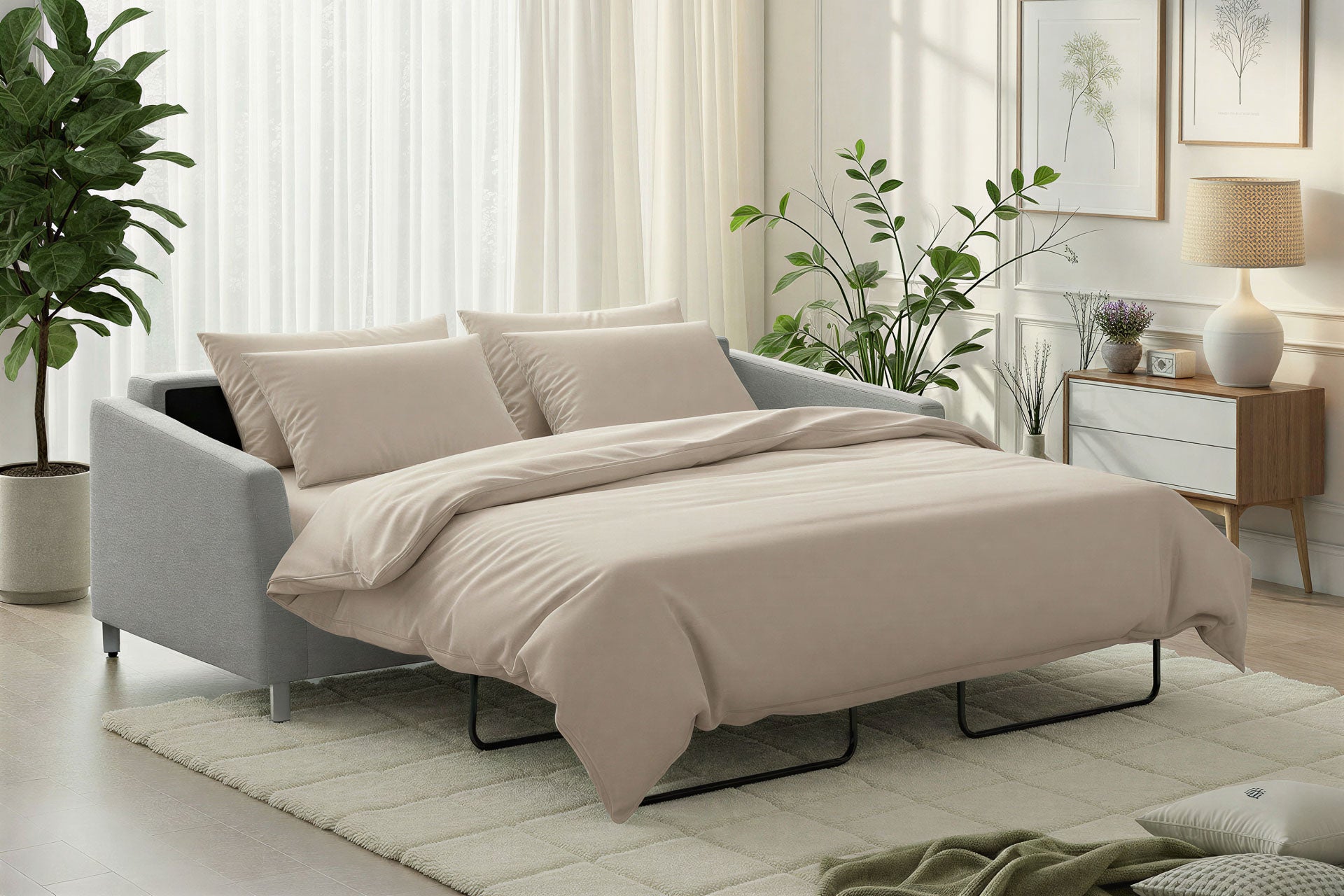 Luonto Monika Sleeper Sofa with Nest Function