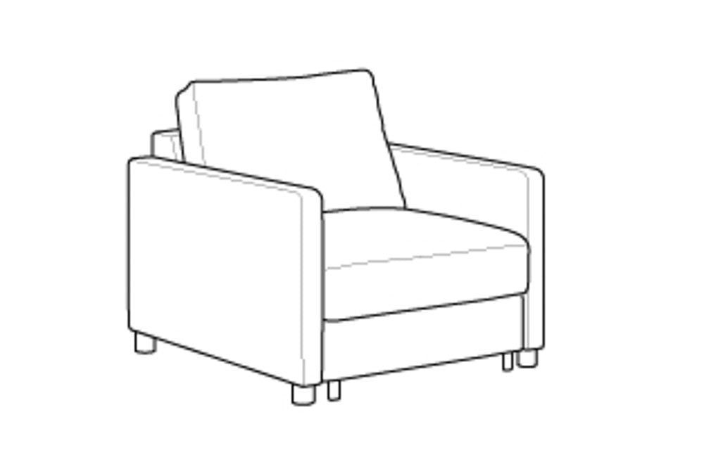 Custom Luonto Polar Sleeper Sofa with Level Function