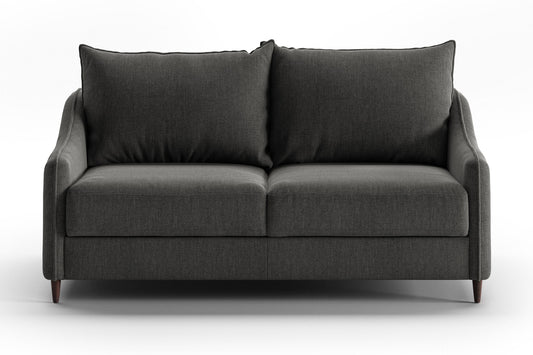 Luonto Ethos Sleeper Sofa - Queen in Oliver 515 - Walnut leg - Closed - front view