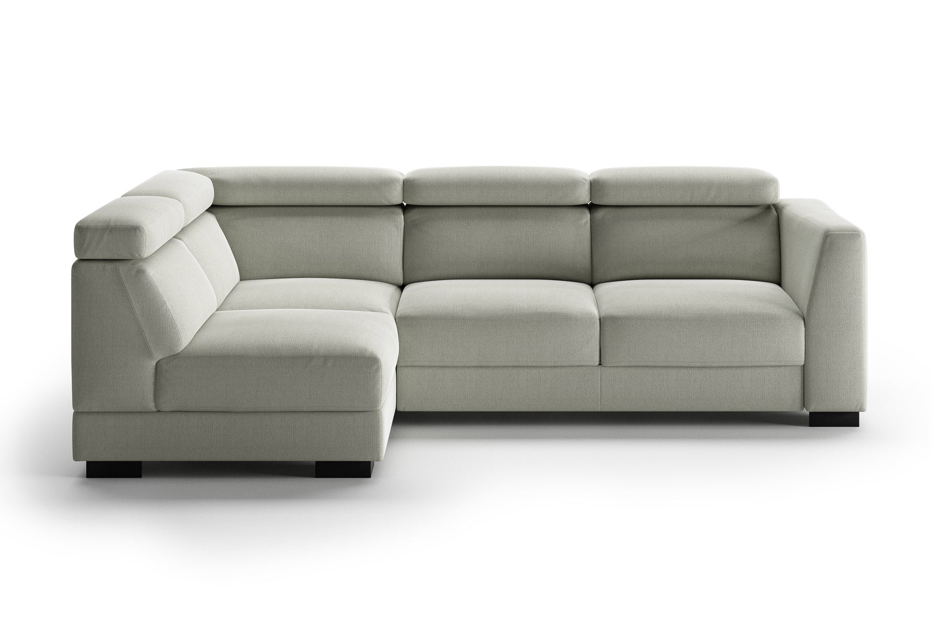 Luonto Halti Sectional Sleeper - Walnut leg - Closed - front view