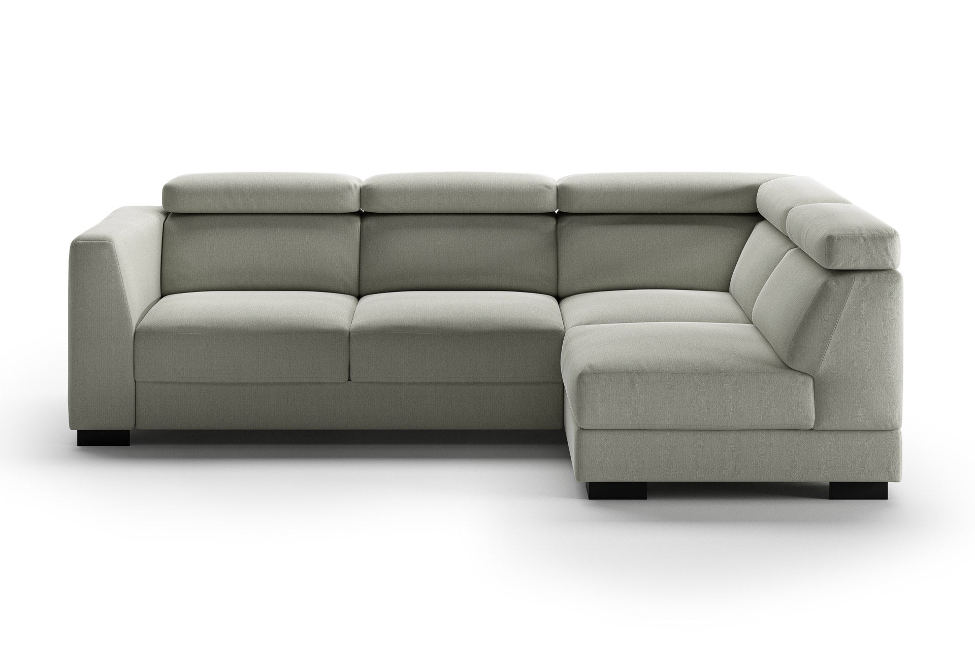 Luonto Halti Sectional Sleeper - Walnut leg - Closed - front view