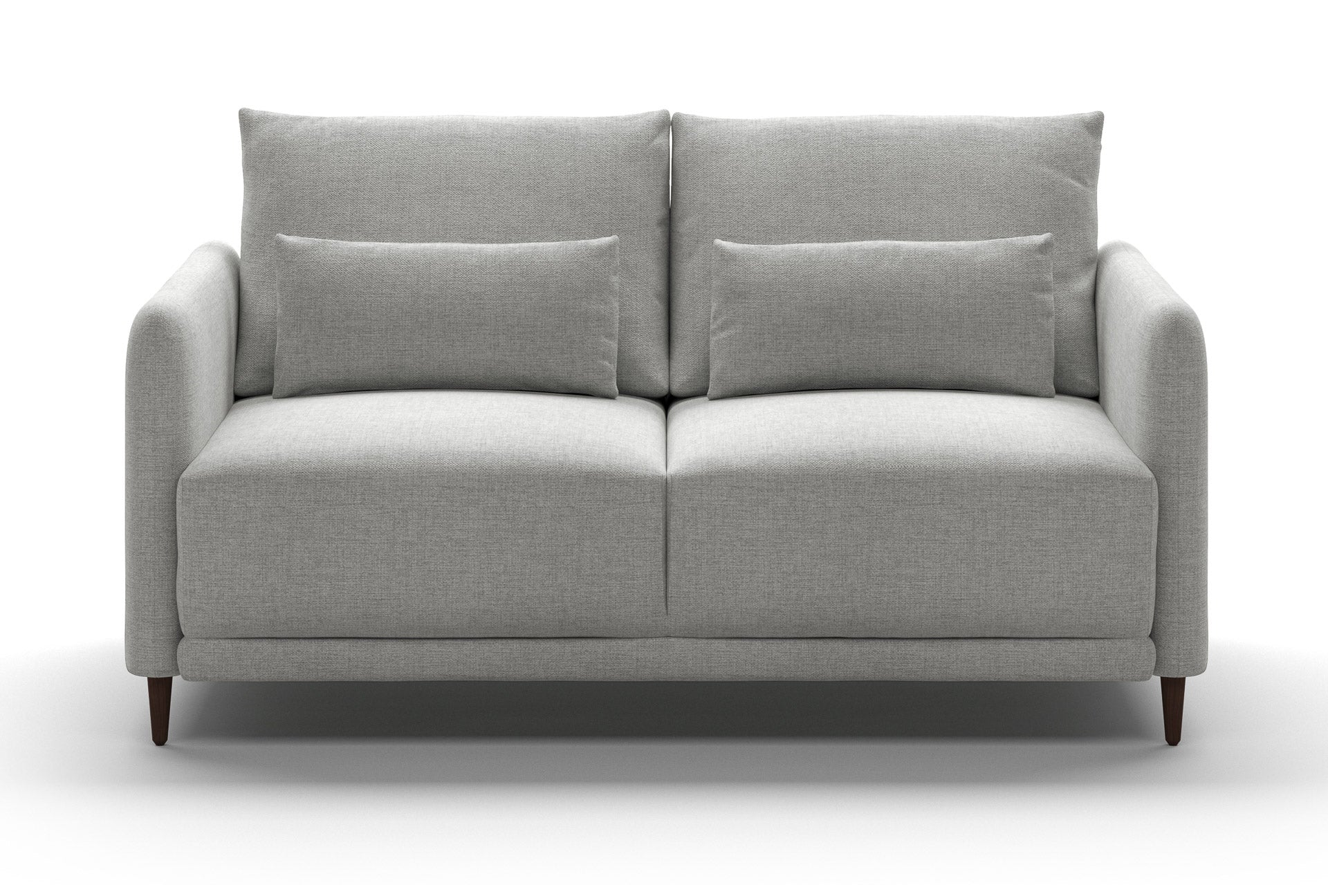 Luonto Haven Sleeper Sofa - Queen in Atlantic 01 - Walnut leg - Closed - front view