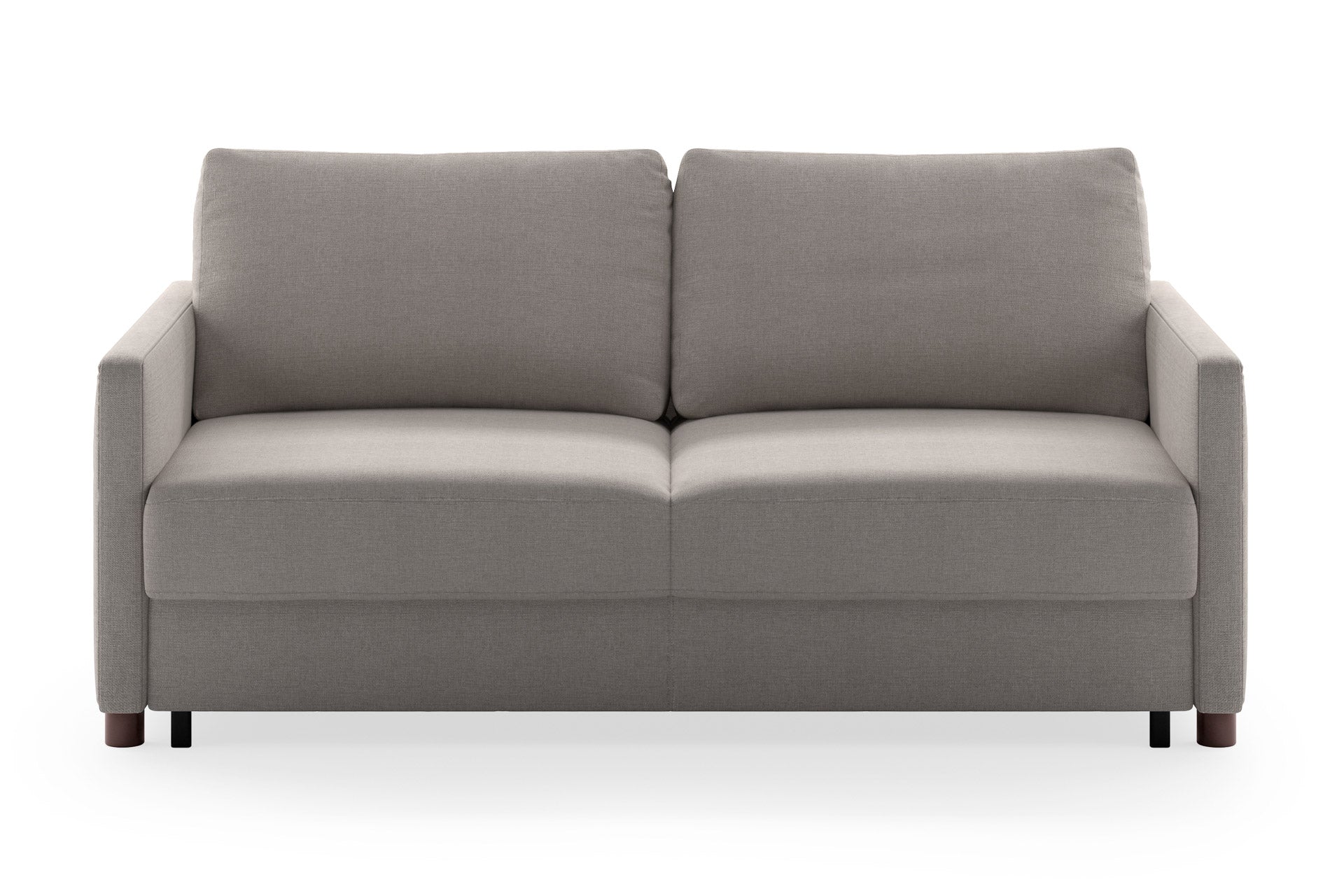 Luonto Polar Sleeper Sofa - Queen in Oasis 01 - Walnut leg - Closed - front view