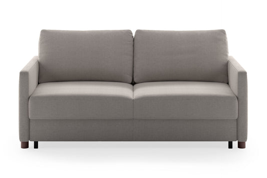 Luonto Polar Sleeper Sofa - Queen in Oasis 01 - Walnut leg - Closed - front view