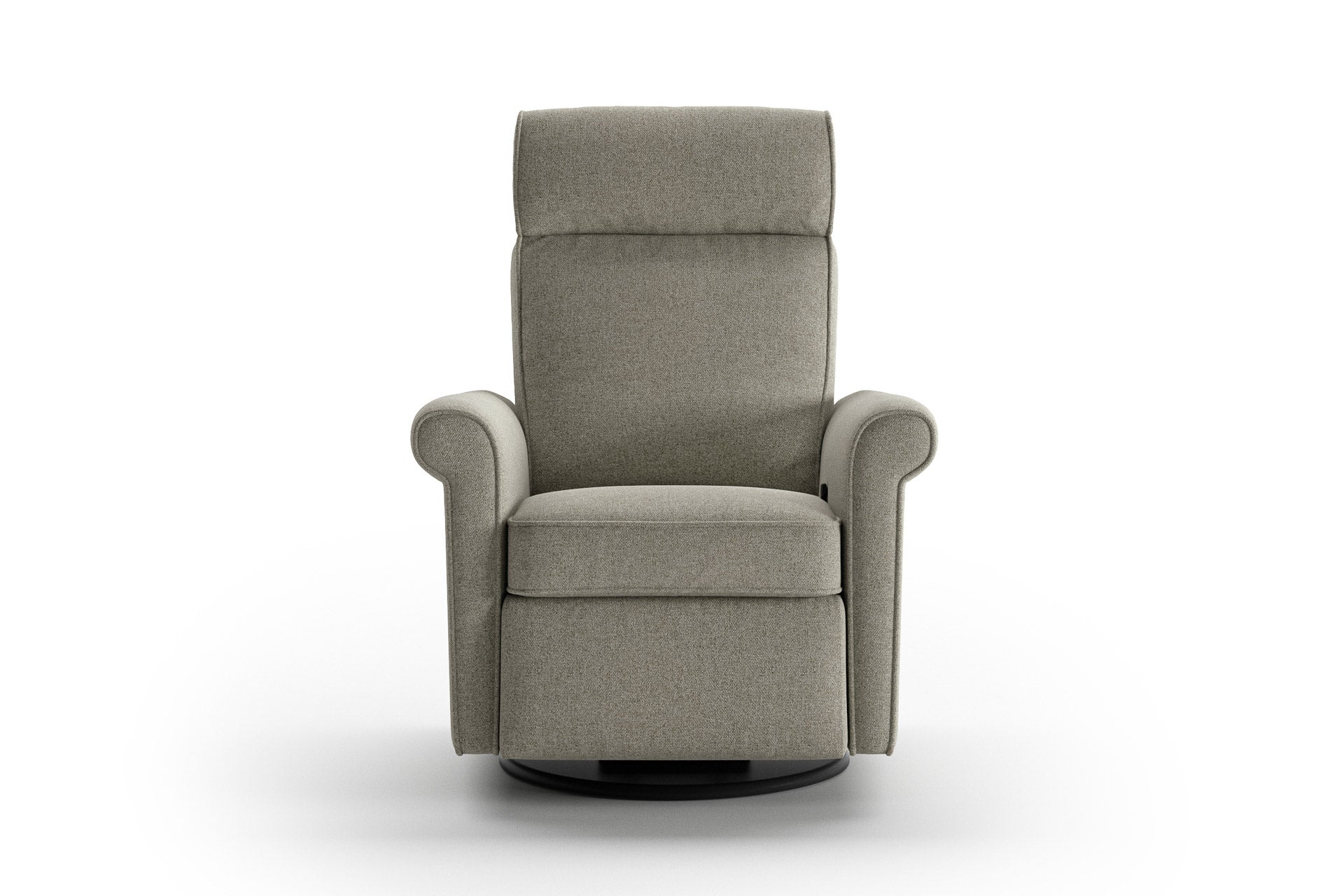Luonto Rolled Recliner in Rene 03 - Closed - front view