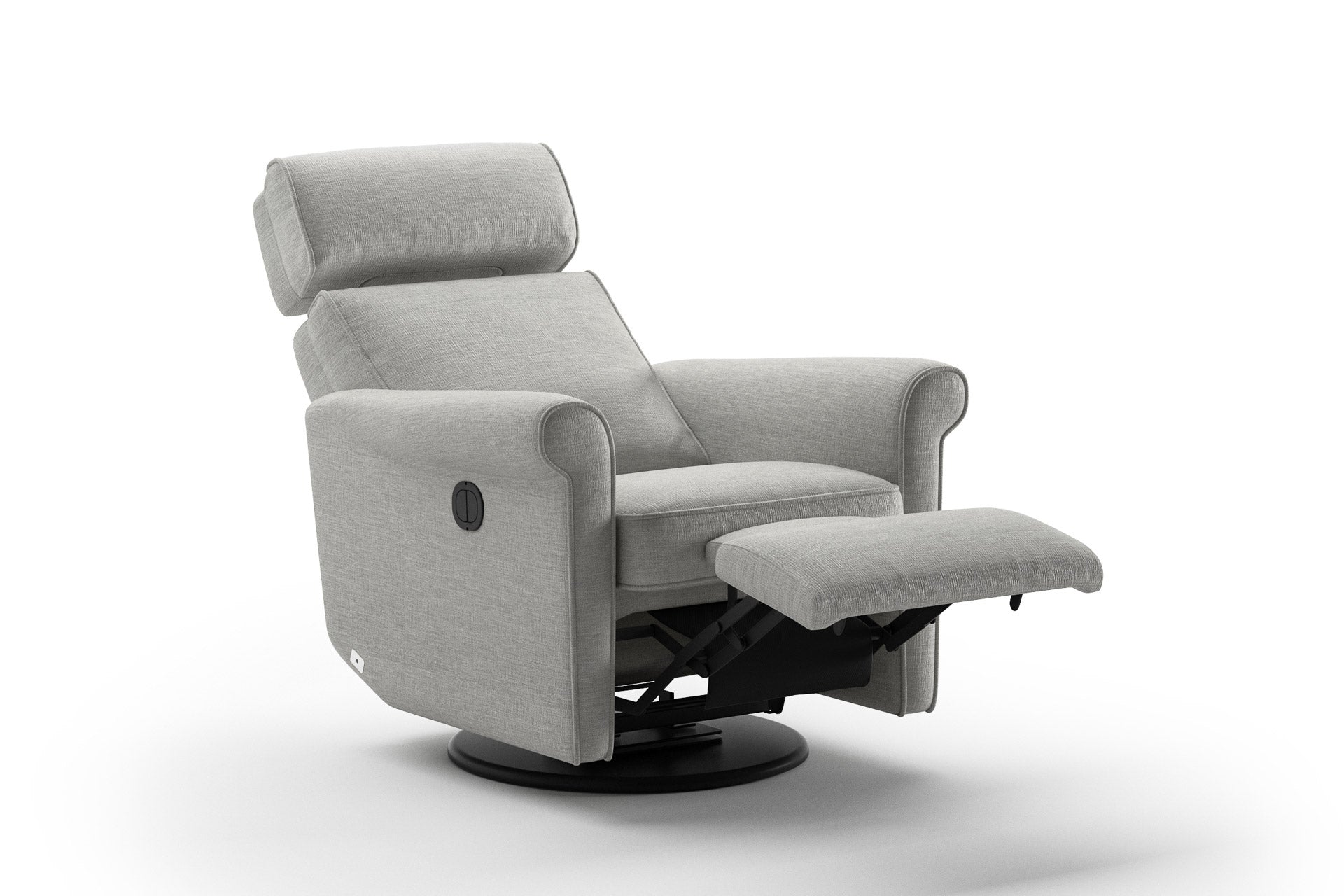 Luonto Rolled Recliner in Oliver 173 - Open - angle view