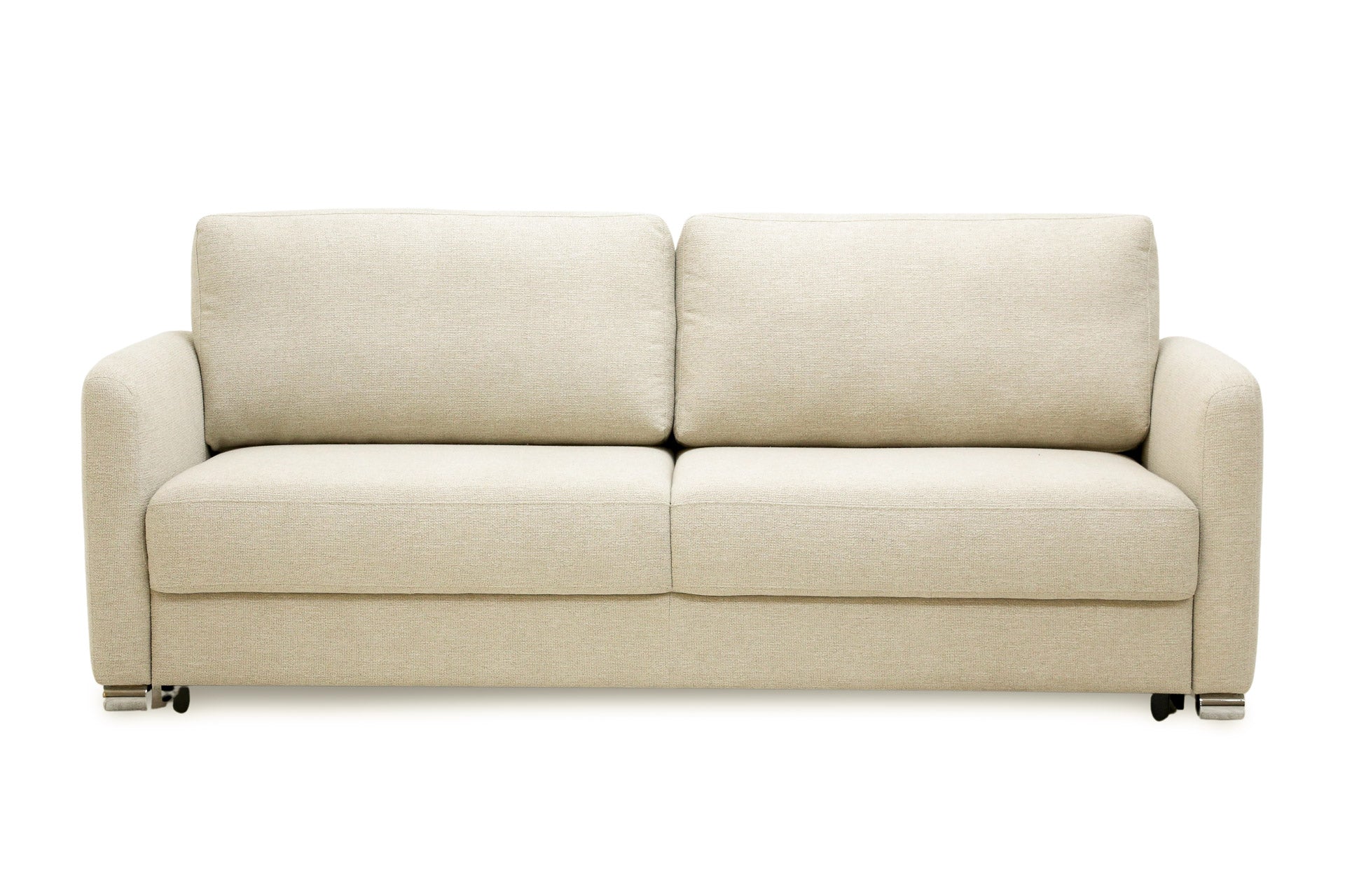 Luonto Seth Sleeper Sofa - King in Lea 01 - Chrome leg