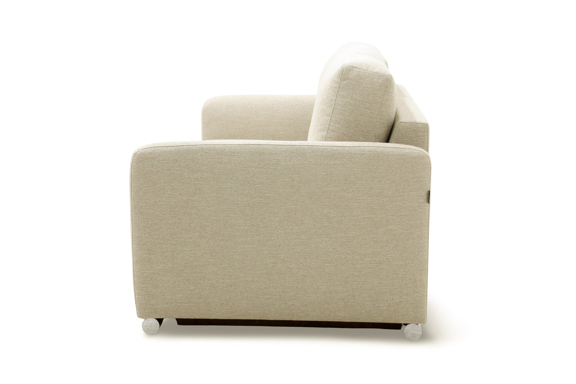 Luonto Seth Sleeper Sofa - Queen in Lea 01 - Chrome leg