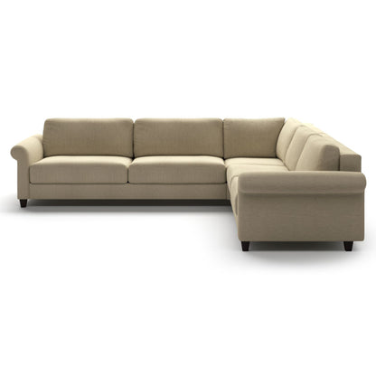 Luonto Hugo Rolled Arm King Sleeper Sectional