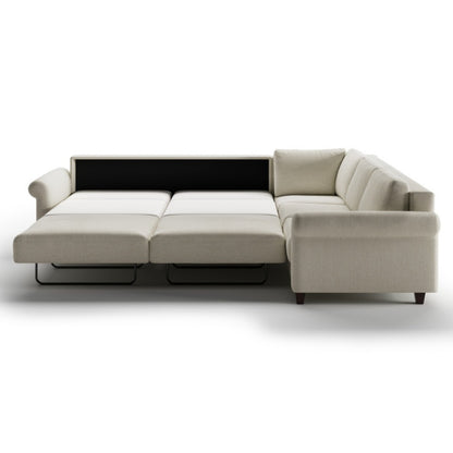 Luonto Hugo Rolled Arm King Sleeper Sectional