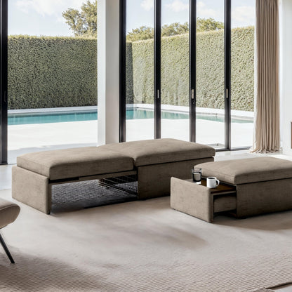 Luonto Otto Sleeper Ottoman with Drawer Function