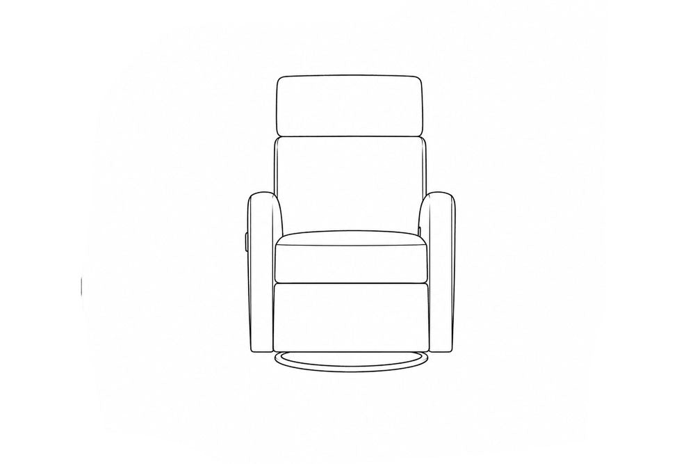 Custom Luonto Track Recliner with Recliner Function