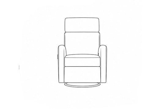 Custom Luonto Track Recliner with Recliner Function