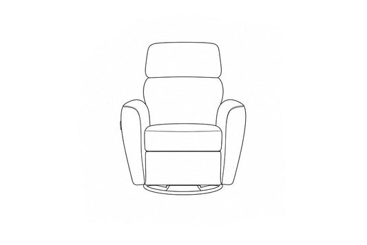 Custom Luonto Welted Recliner with Recliner Function