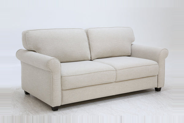 Sleeper: Willow · Size: Queen · Fabric: Lea 01 · Leg: Wenge