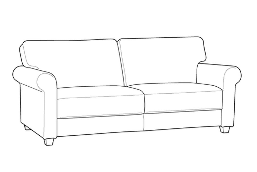 Custom Luonto Willow Sleeper Sofa with Hybrid Deluxe Function