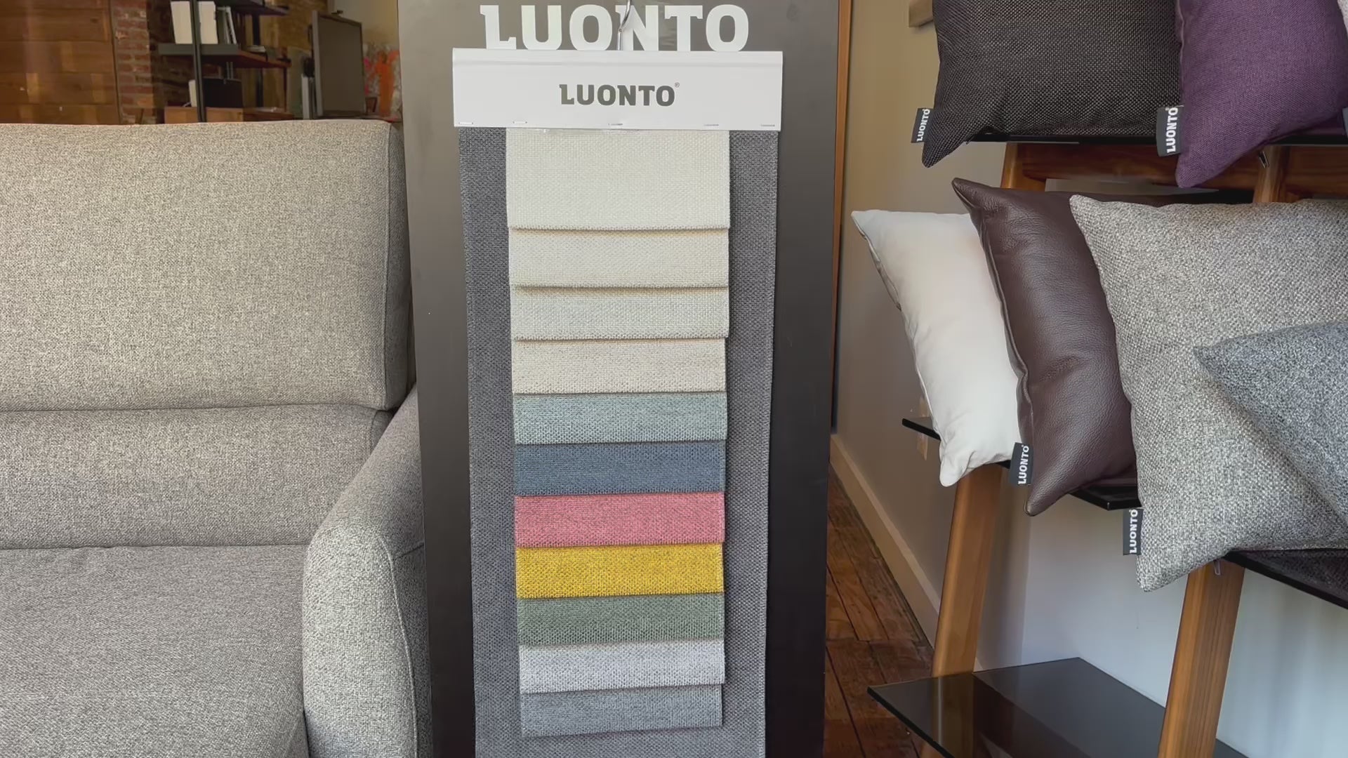 Luonto Pacific swatch board video