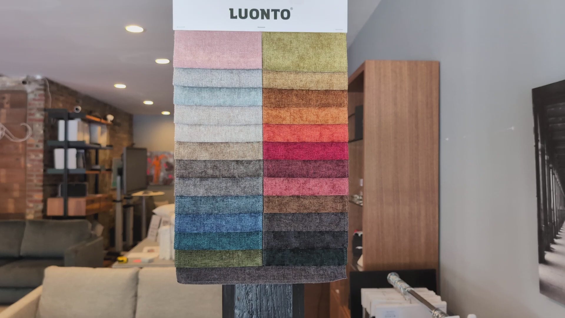 Luonto Paris swatch board video