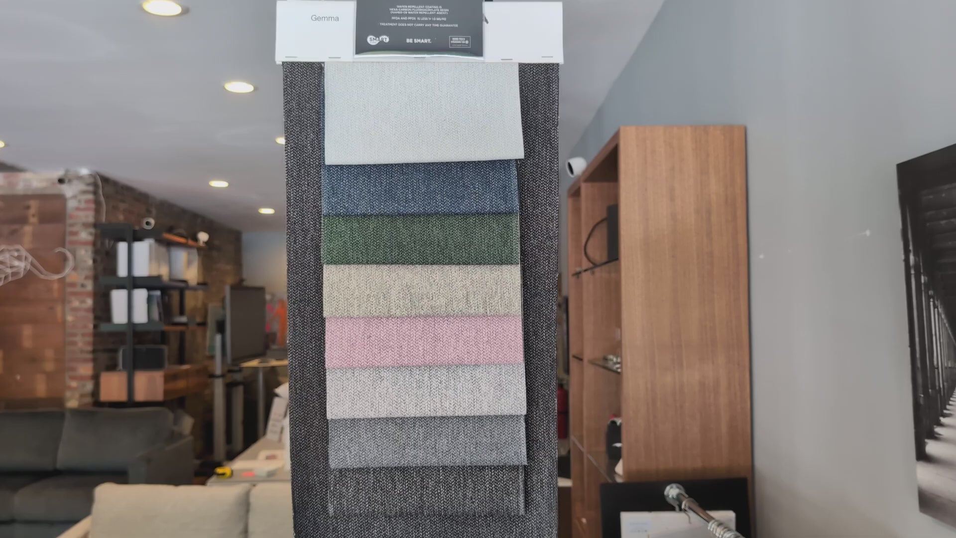 Luonto Gemma swatch board video