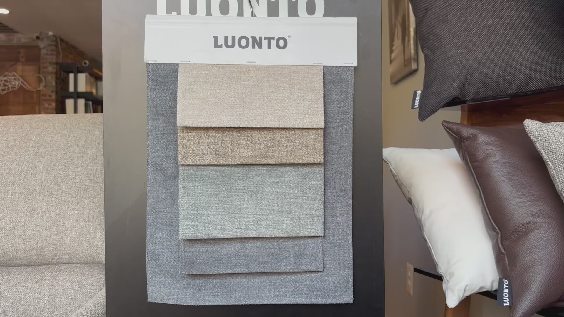Luonto Matrix swatch board video