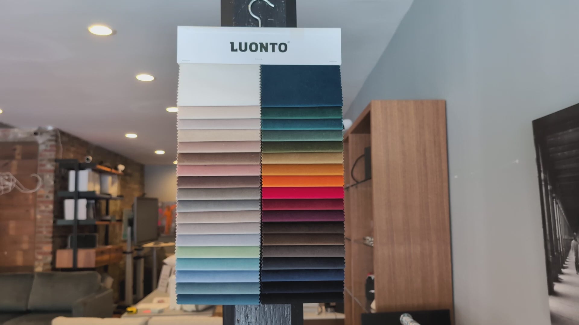 Luonto Luxor swatch board video