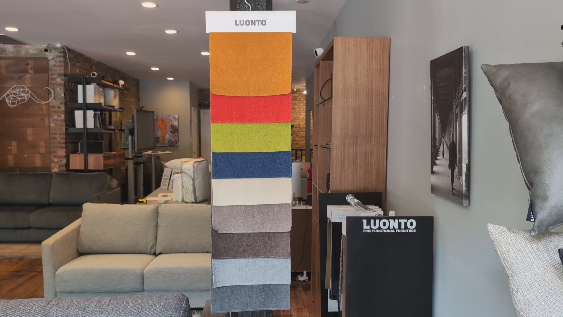 Luonto Mine swatch board video