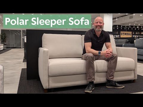 Luonto Polar Full XL Loveseat Sleeper with Level Mechanism