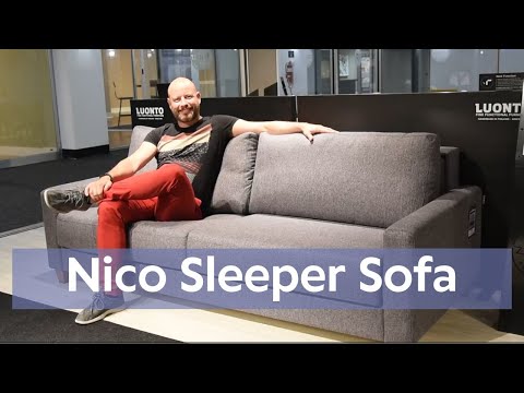 Video Of Luonto Nico Sleeper Sofa 