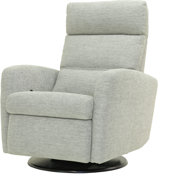 Luonto Sloped Arm Gliding Recliner with Swivel Base